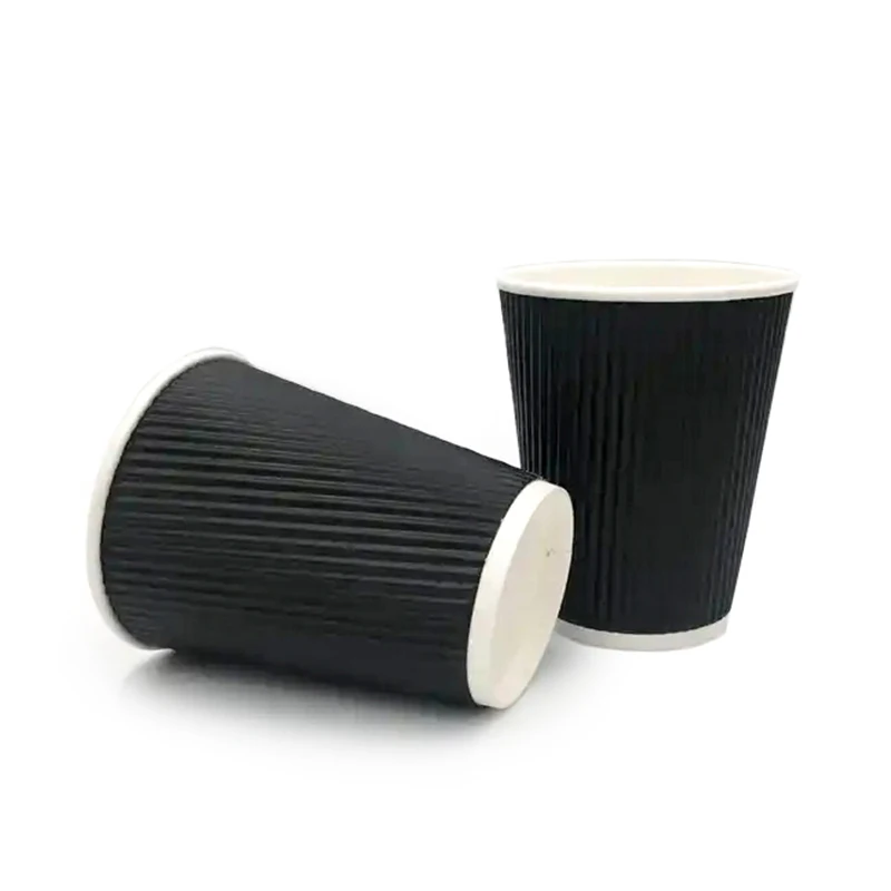 8 oz Disposable Cup White Paper Cup Coffee Tea Hot Chocolate Coffee Paper Cup Suitable for Home and Office Use