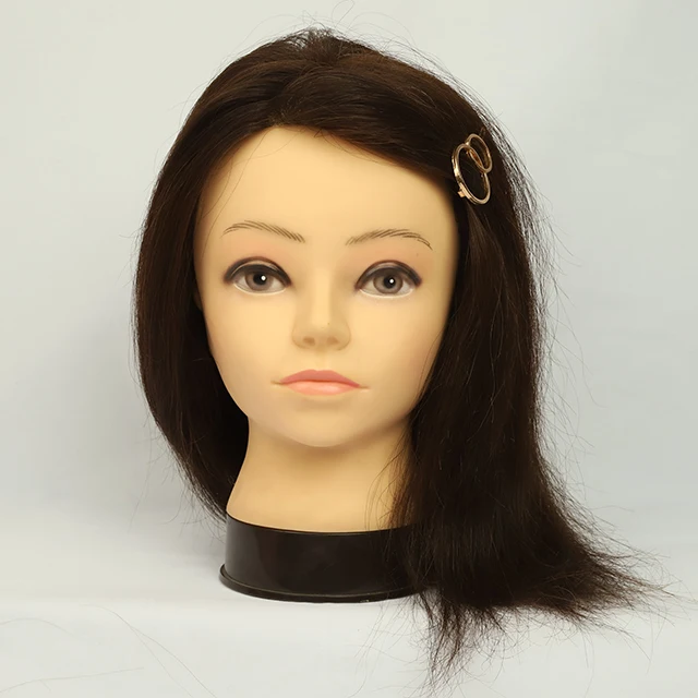 wholesale teaching mannequin head with human hair For Practice