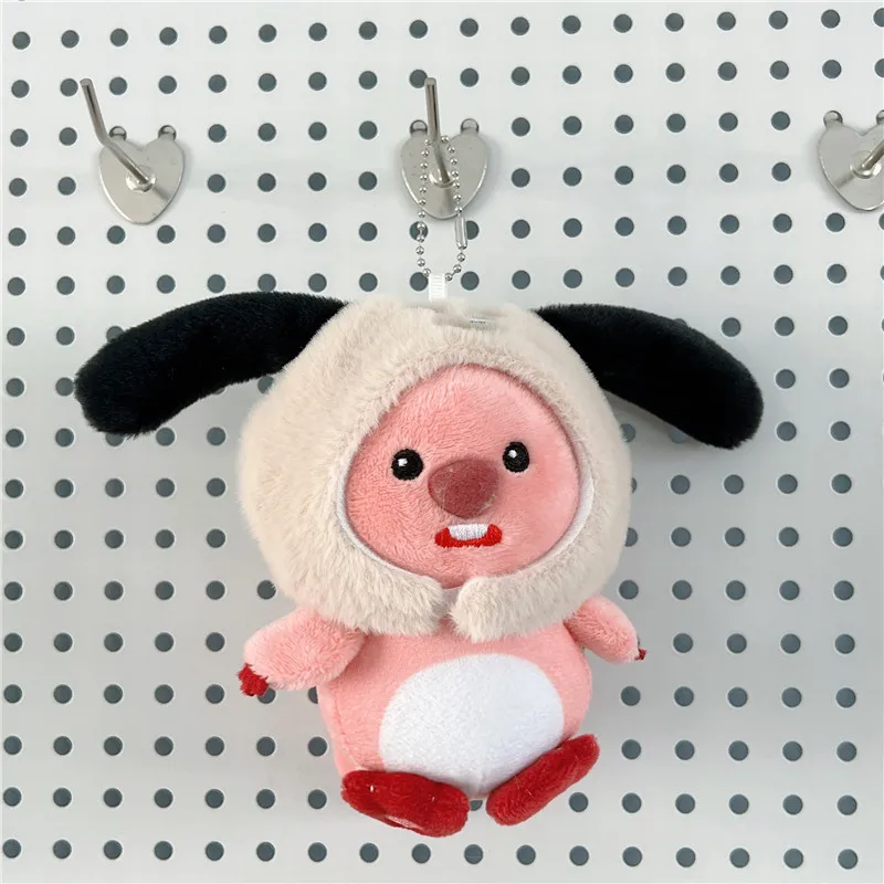 Kawaii Korea мультяшная плюшевая Съемная шапка в виде животных бобра брелок для ключей милые бобры плюшевые игрушки подарок детей