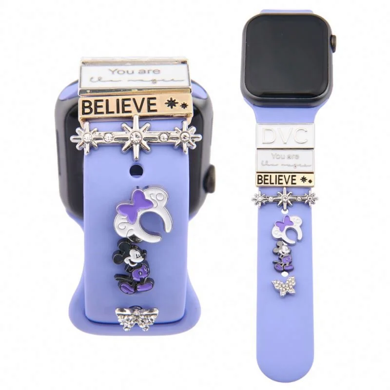 New Decorative Ring For i Watch Band Strap Watchband Accessories Charms For iWatch Bracelet charm
