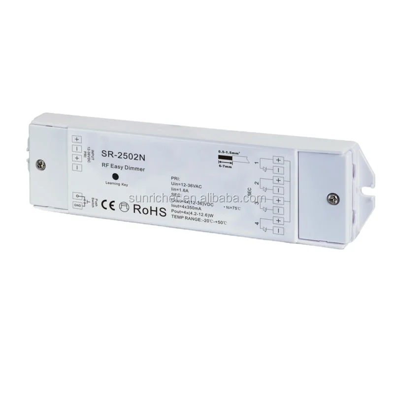1CH 350ma CC RF Диммер одного цвета SR-2502NS