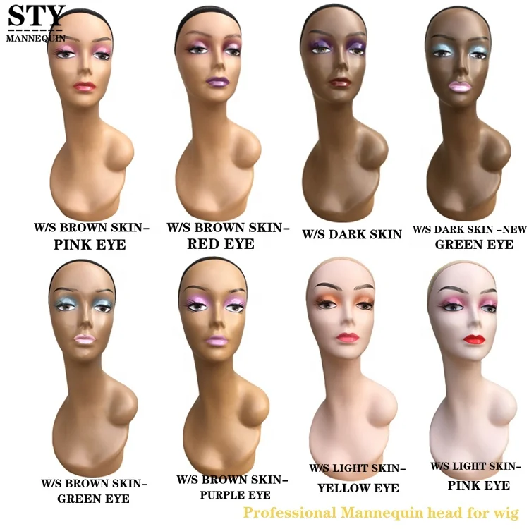 dummy mannequin head shoulders display mannequin head make up mannequin for hair