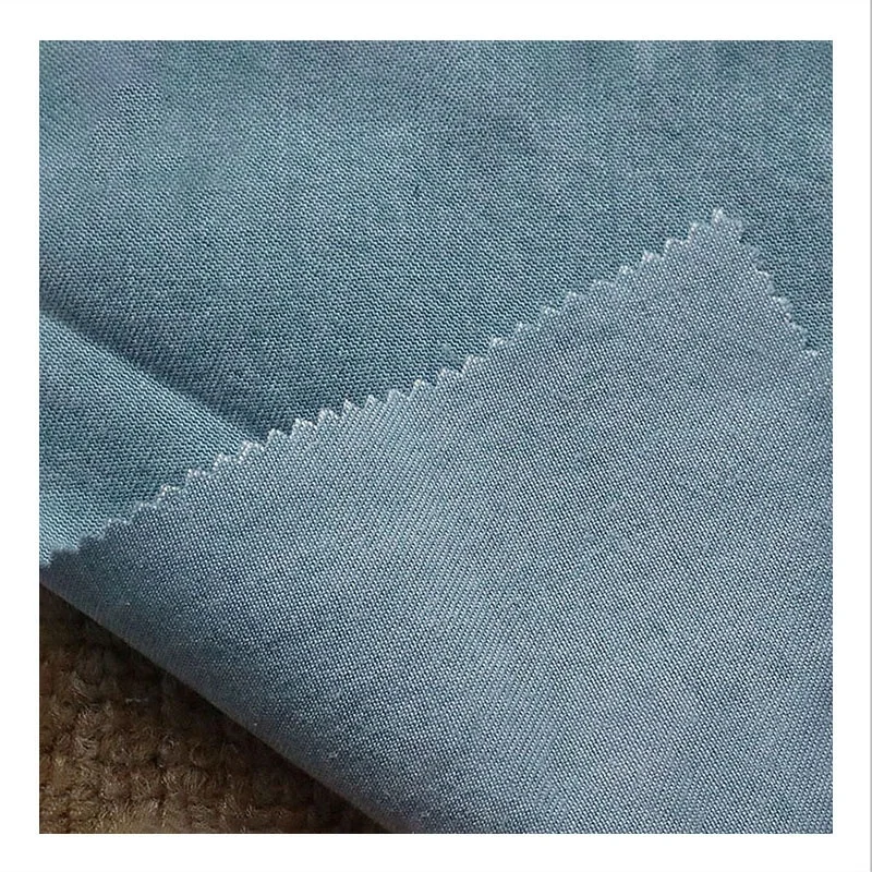 21*21 count 100%  lyocell woven denim fabric 195gsm for jeans and garment with high quality
