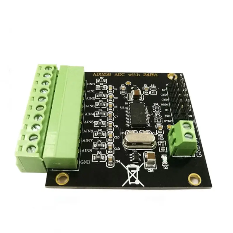 ADS1256 24-bit Module ADC AD Module High Precision ADC Data Acquisition Acquisition Card Analog to Digital Converter