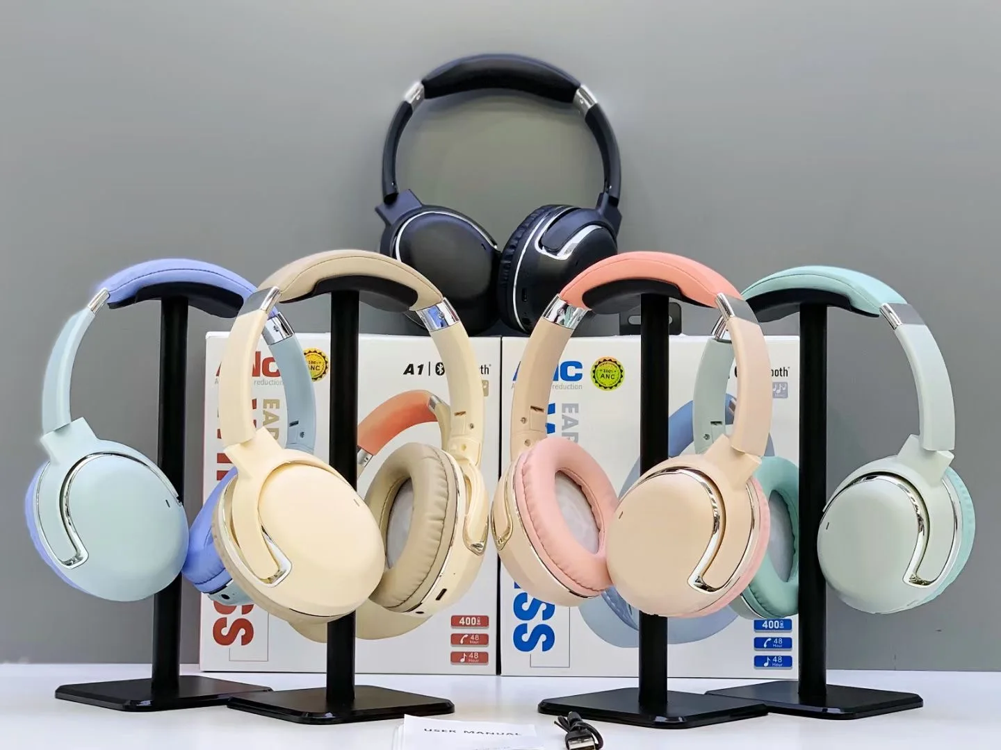 mobile phone accessories handfree earphone retro headphones head phone Over-ear headphones