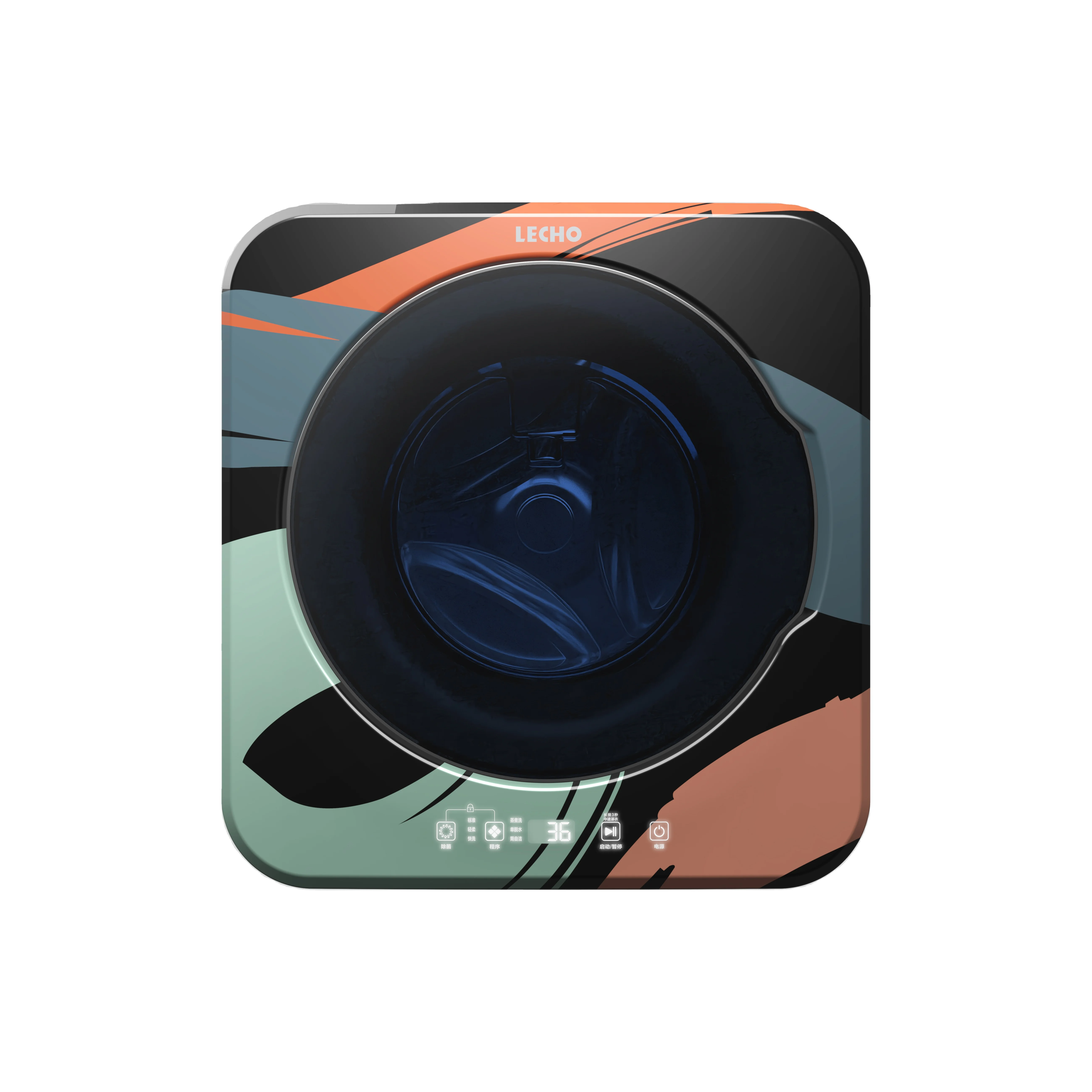 China 2022New LECHO customized automatic mini washing machine wall mounted for sale