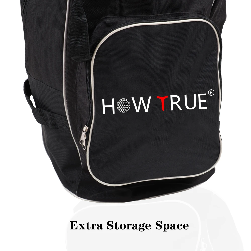 Golf bag Oxford plastic base black super light fiber frame material Tug bag custom trademark