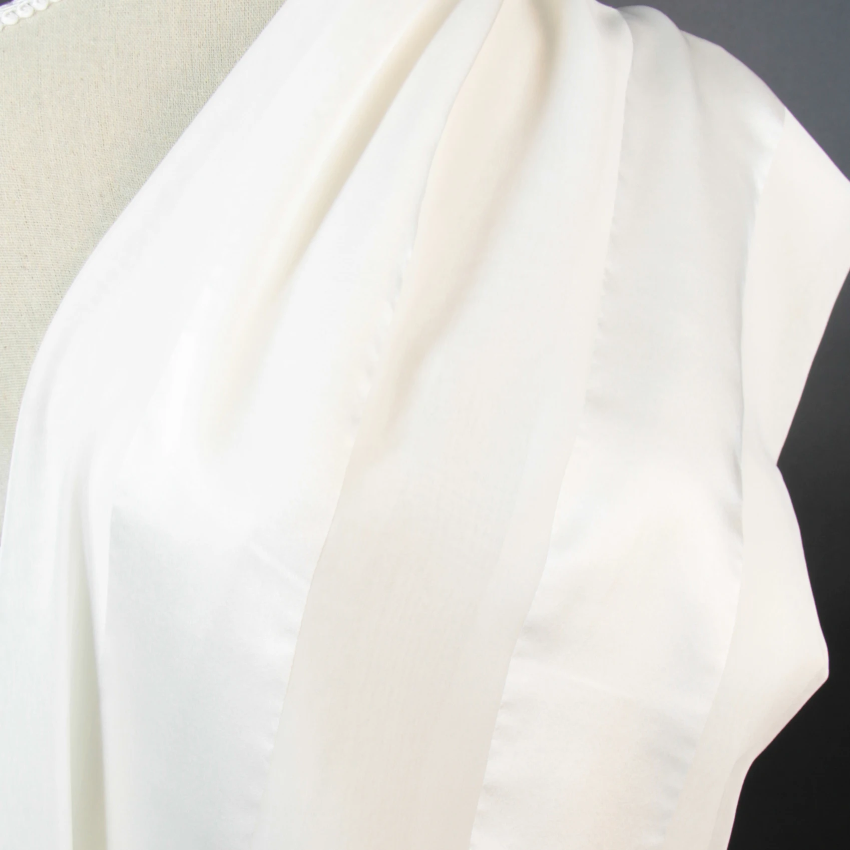 
11218 100% Silk Habotai Silk Natural White Color  (62343910329)