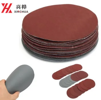 9 in. 80-Grit Drywall Sanding Disc with Hook and Lock Backing /Round sandpaper