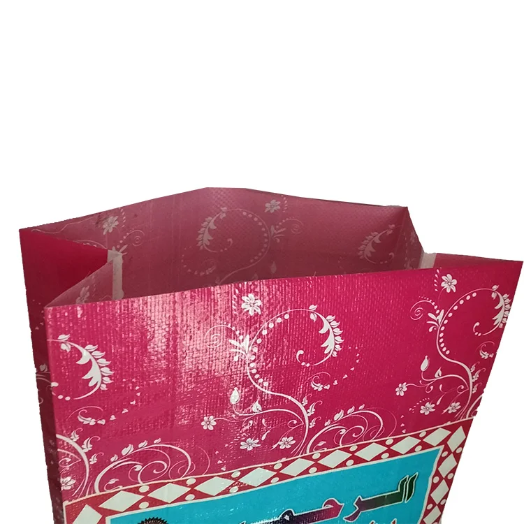 Food Grade Jasmine Rice Sack Bopp Laminated Basmati Rice 25 Kg Bag