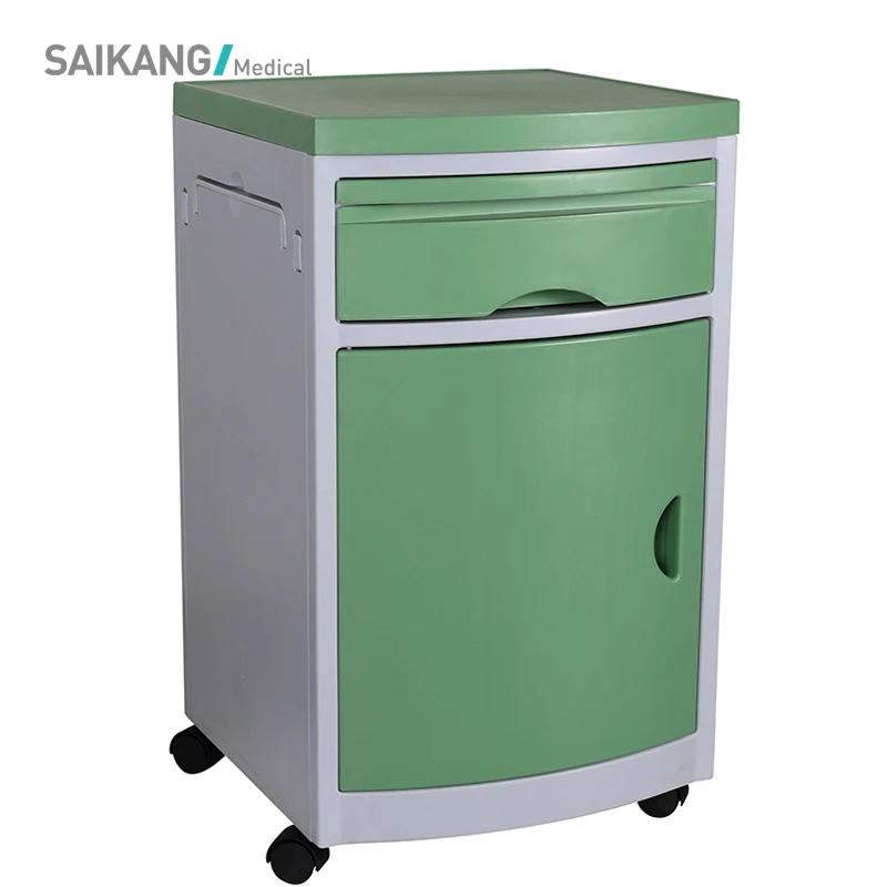 SKS003 Hospital Medical Plastic ABS Bedside Cabinet