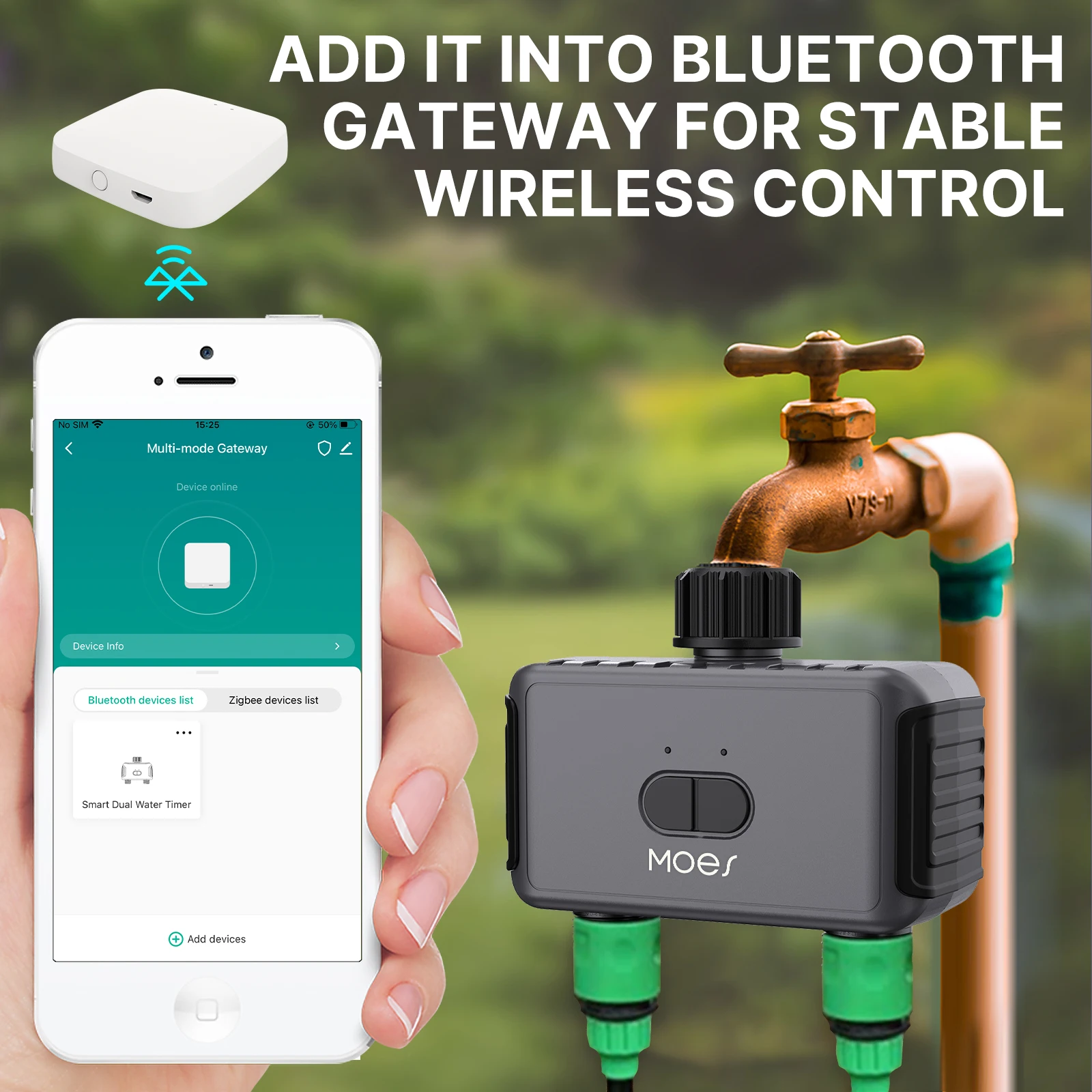 Smart Farm Sprinkler Water Irrigation Automatic Timer Valve Watering Timer For Garden Hose