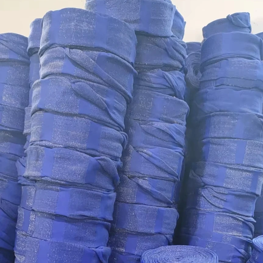 kitchen cleaning wire inside fabric scrub cloth steel wire mesh scallion cloth sponge pad