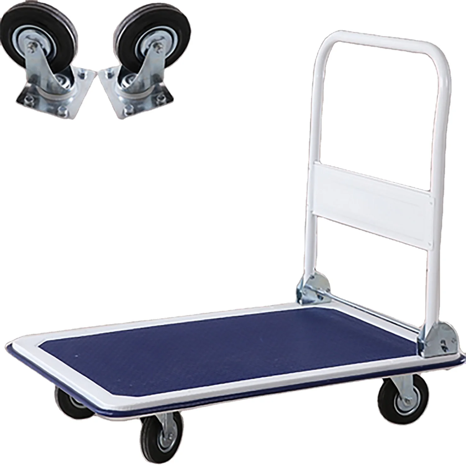 Satong Tool Platform Trolley Heavy Duty 250KG One Hand Folding Truck Cart with Mute Wheels