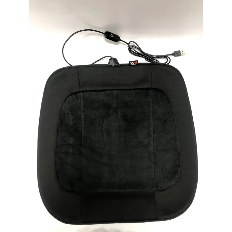 Portable Rechargeable Usb Electric Car Front Seat Cover Heat Cushion For Office Chair USB Heating Pad Seat Cushion