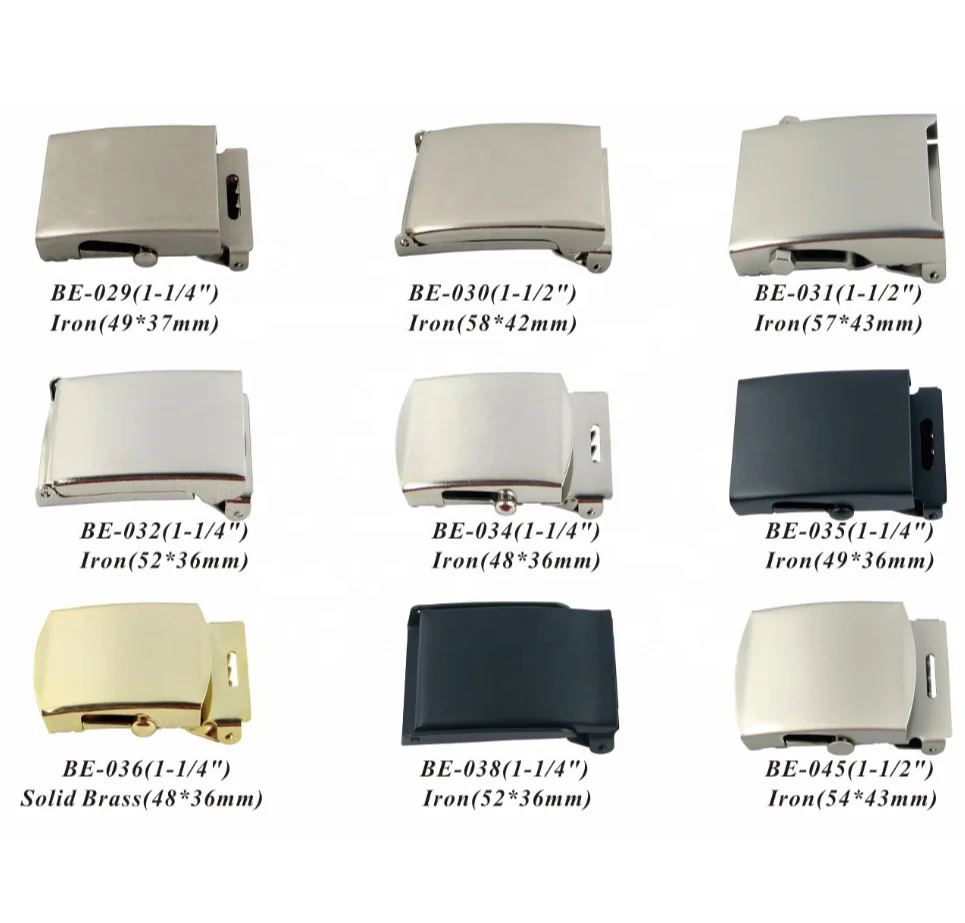 Buckle Manufacturer High Quality Zinc Alloy Custom Logo Adjustable Name Belt Buckles for Men