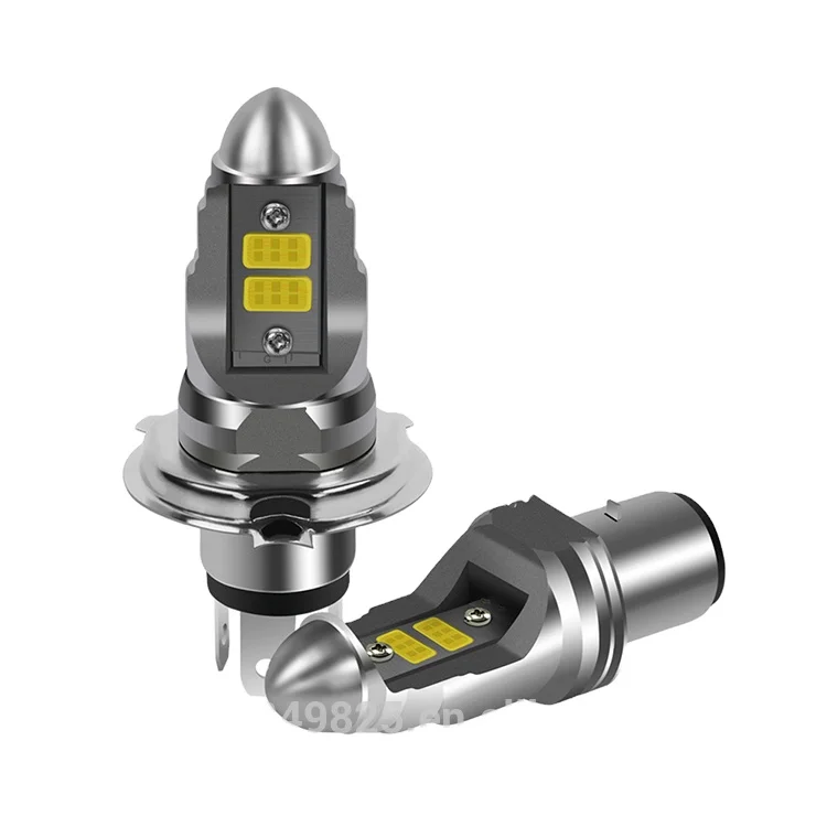 Bullet shaped LED single side motorcycle headlight bulb