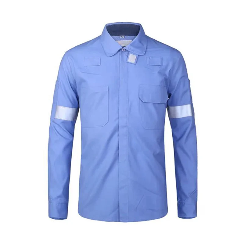 Factory Outlet Frc Quick Drying Long Sleeve Safety Fire Resistant Shirt Reflective Work Shirt Custom Reflective Polo Shirts