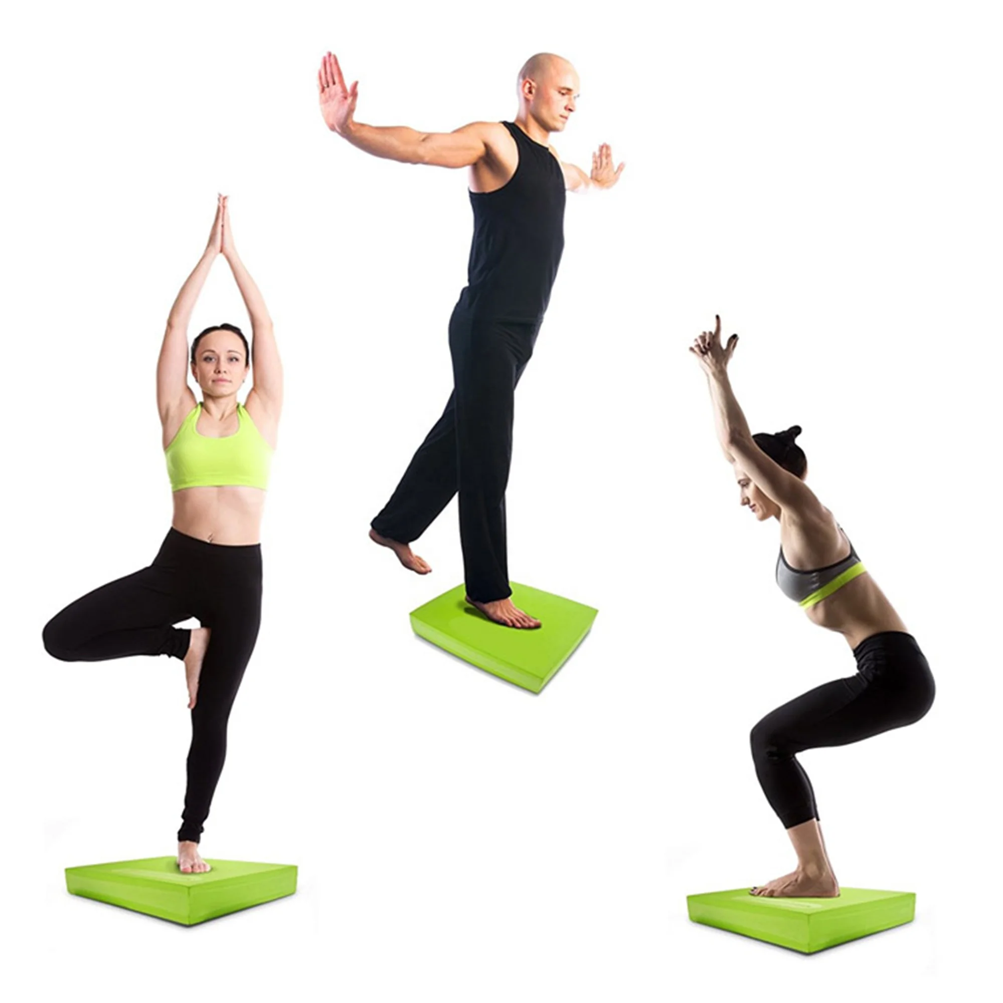 Eco-friendly Professional Fitness Exercise High Density TPE Yoga Balance Pad