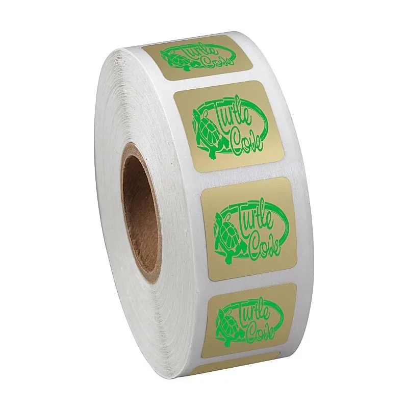 Custom Self Adhesive Label Sticker Wholesale Paper in Roll with Removable Glue