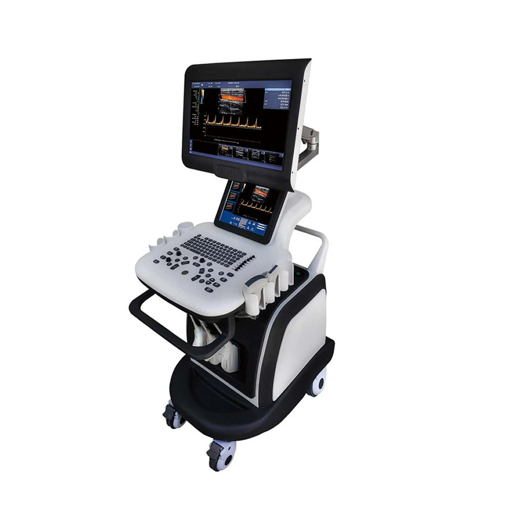 Ультразвуковая машина медицинская тележка цветная Доплер 4d 3d ультразвуковая диагностическая система для человека
