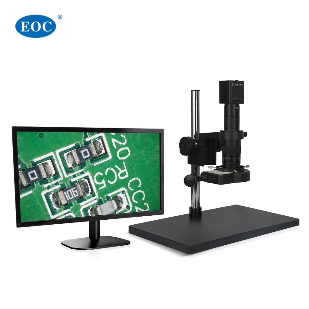 EOC 16MP electronic camera monocular video zoom pcb repair lcd monitor digital microscope for h-d-m-i microscope