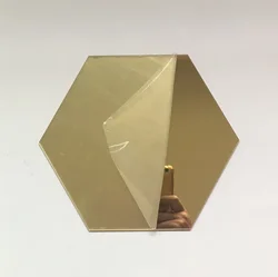 Gold Mirror Laser Cut Acrylic Numbers Laser Cutting Charm Lucite Mirror Letters with Adhesive Back