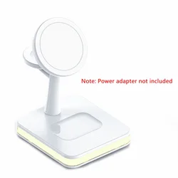 4 En 1 Chargeur Multifonction De Telephone Megsafe Wireless Charger Holder Stations For iPhone With Lighted Induction Charger