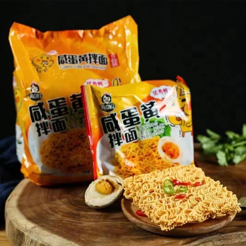 wholesale chinese Salted egg yolk flavor instant noodles ramen food halal
