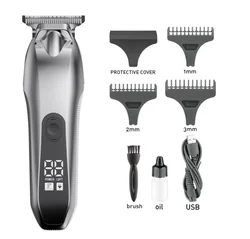 Hair Liner for Men Clippers, T Blade Trimmer , Professional Cordless Zero Gapped Outlining for Barbers, 0mm balding