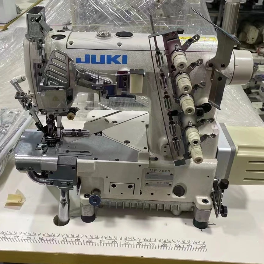 Wholesale price JUKI 7823 cylinder sewing machine flatlock  for cloth downswing