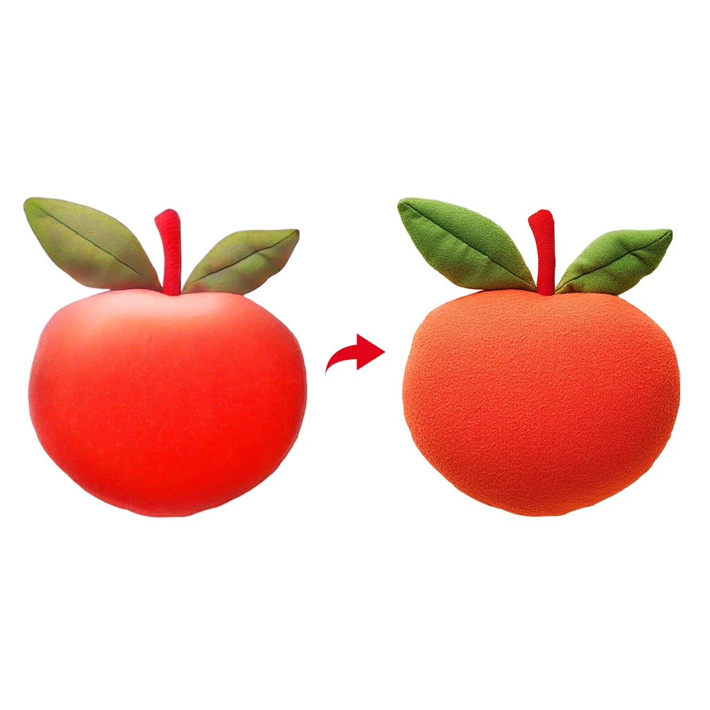 High quality Custom Fruit Pillow Stuffed Soft animal plush toy doll