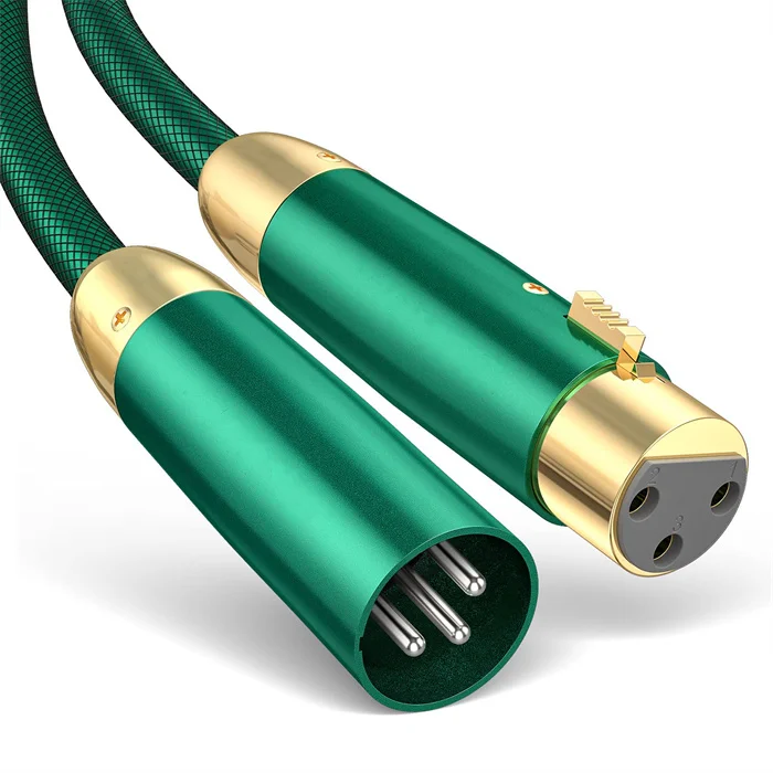 Factory direct sale XLR cable male to female Mic Cable Balanced XLR 3 Pin Male to Female Audio Cord