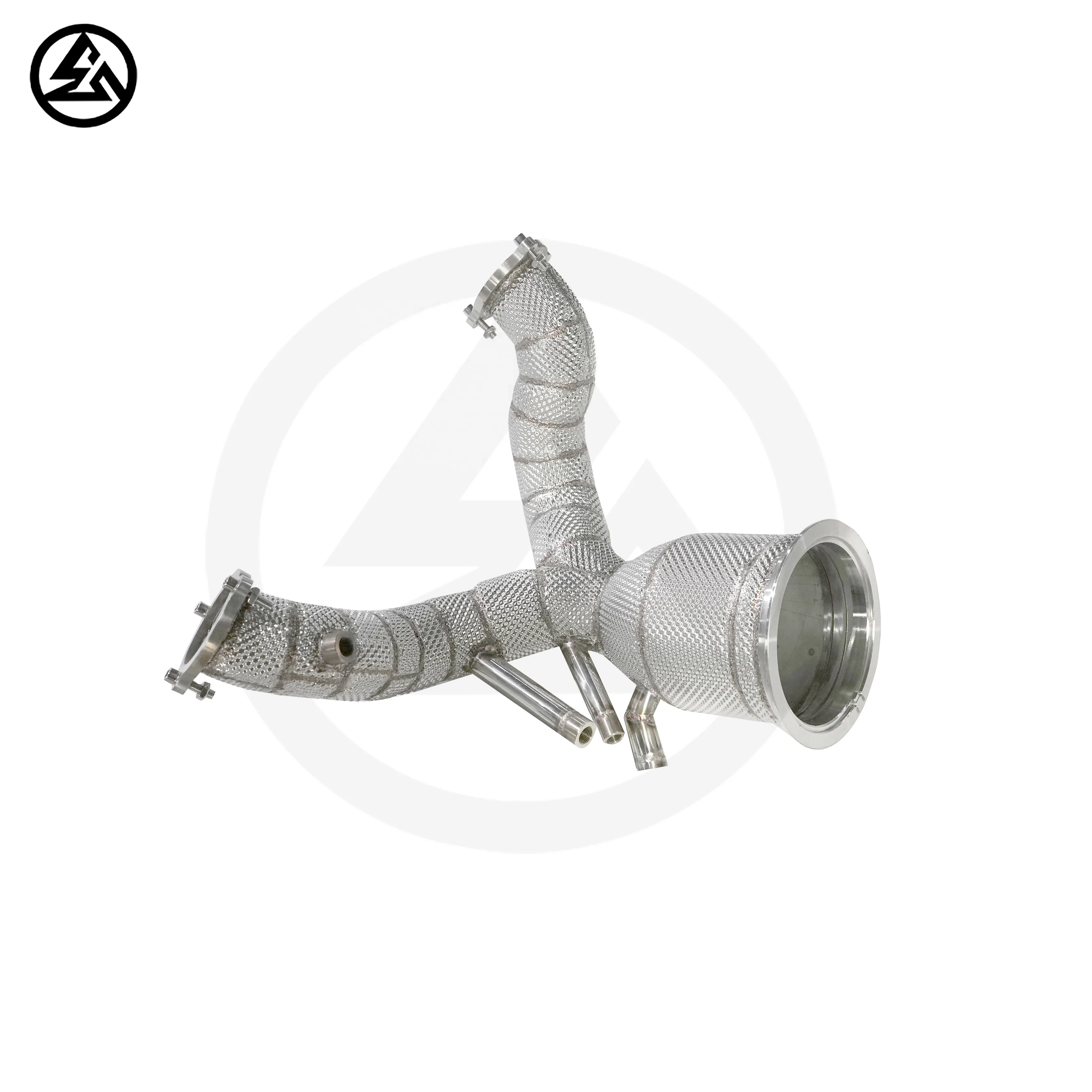 CSZ Catted Downpipes автомобильные аксессуары для Audi Q7 Q8 3 0 T 2020-2023 выхлопной трубы агрессивная Настройка звука