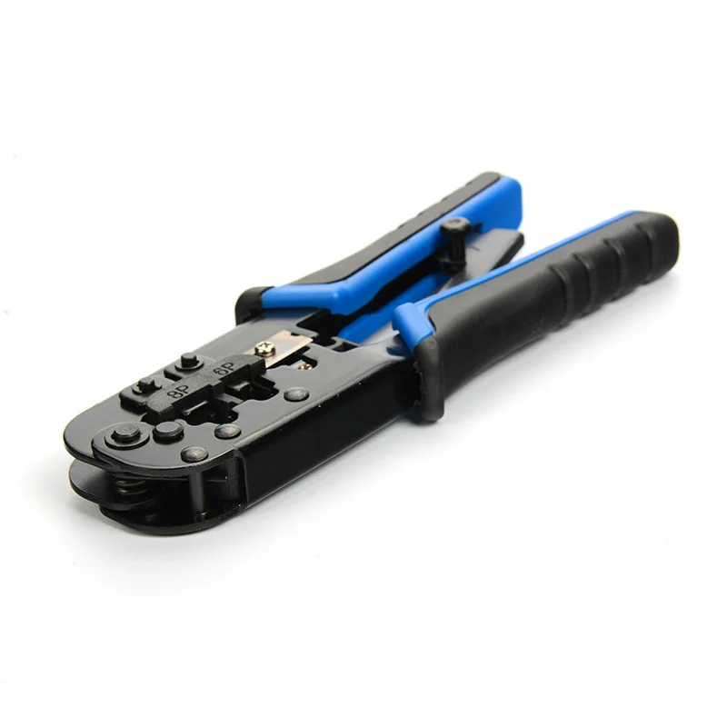 RJ45 Network Cable Tester RJ45 Crimp Tool Kit CAT5 CAT5e CAT6 Crimping Tool Kit Ethernet Crimper for RJ11/RJ12/RJ45 Connectors