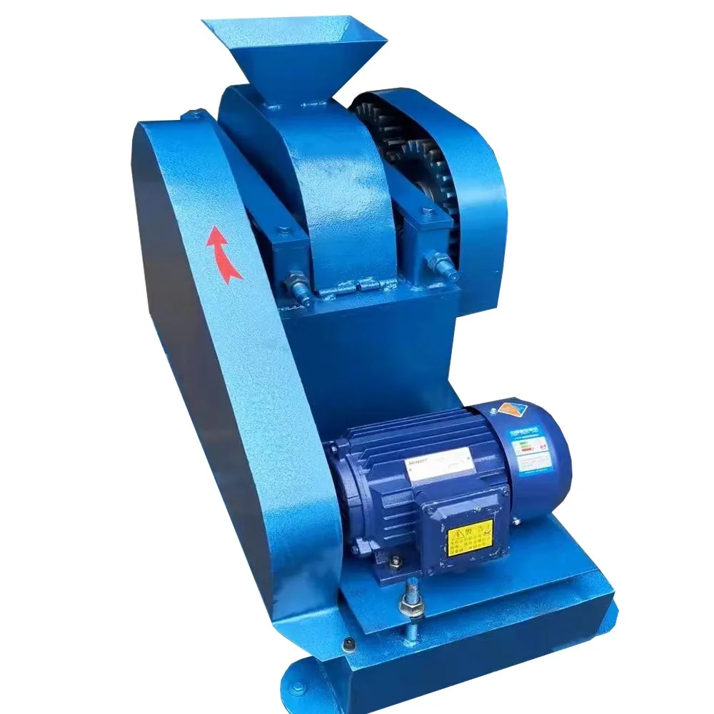 Laboratory Double Roll Crusher for Mining Stone Ore Crushing Machine Small Fine Roll Crusher