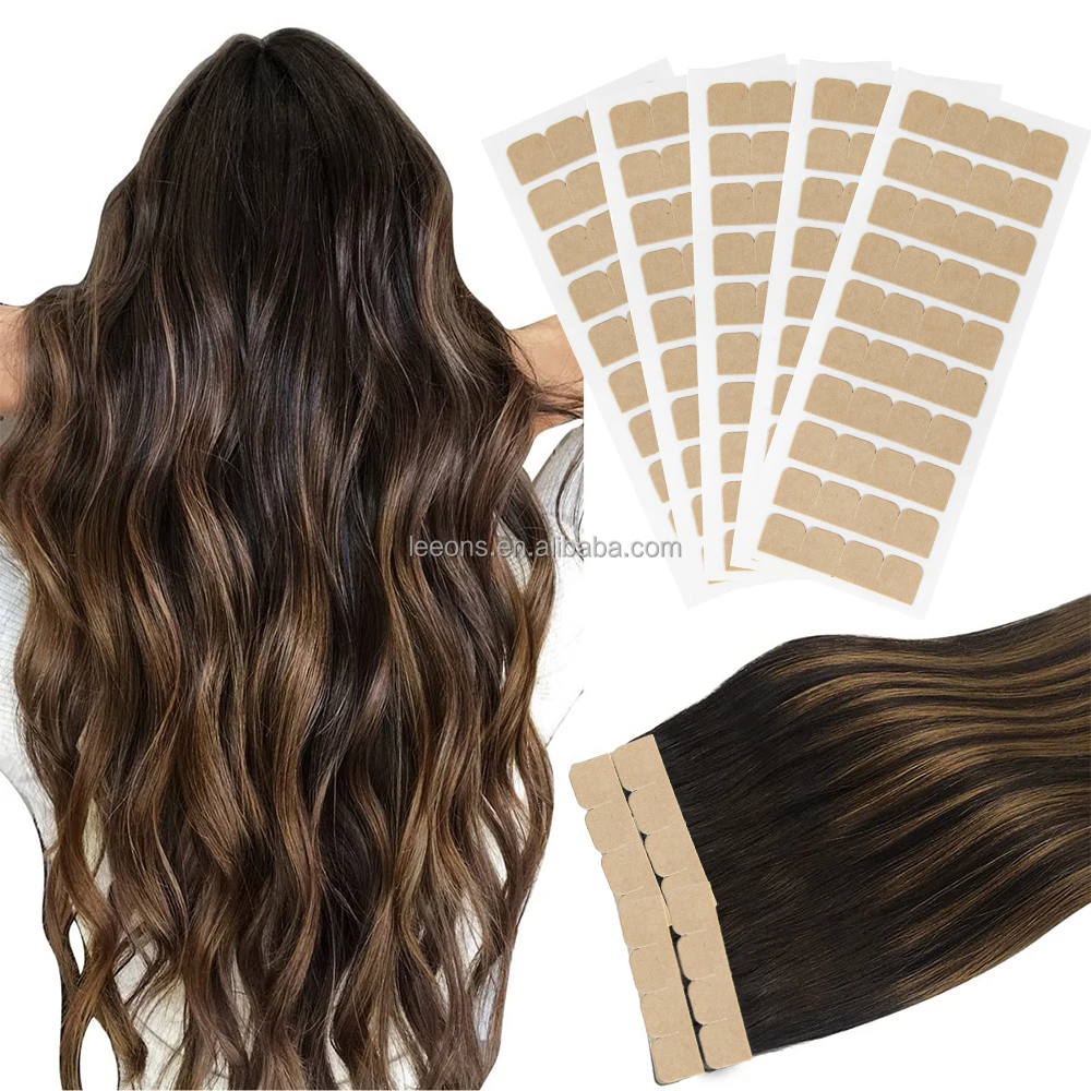 Leeons 60pcs/bag Lace Wig Adhesive Toupee Glue Super Double Side Tape for Hair Extension