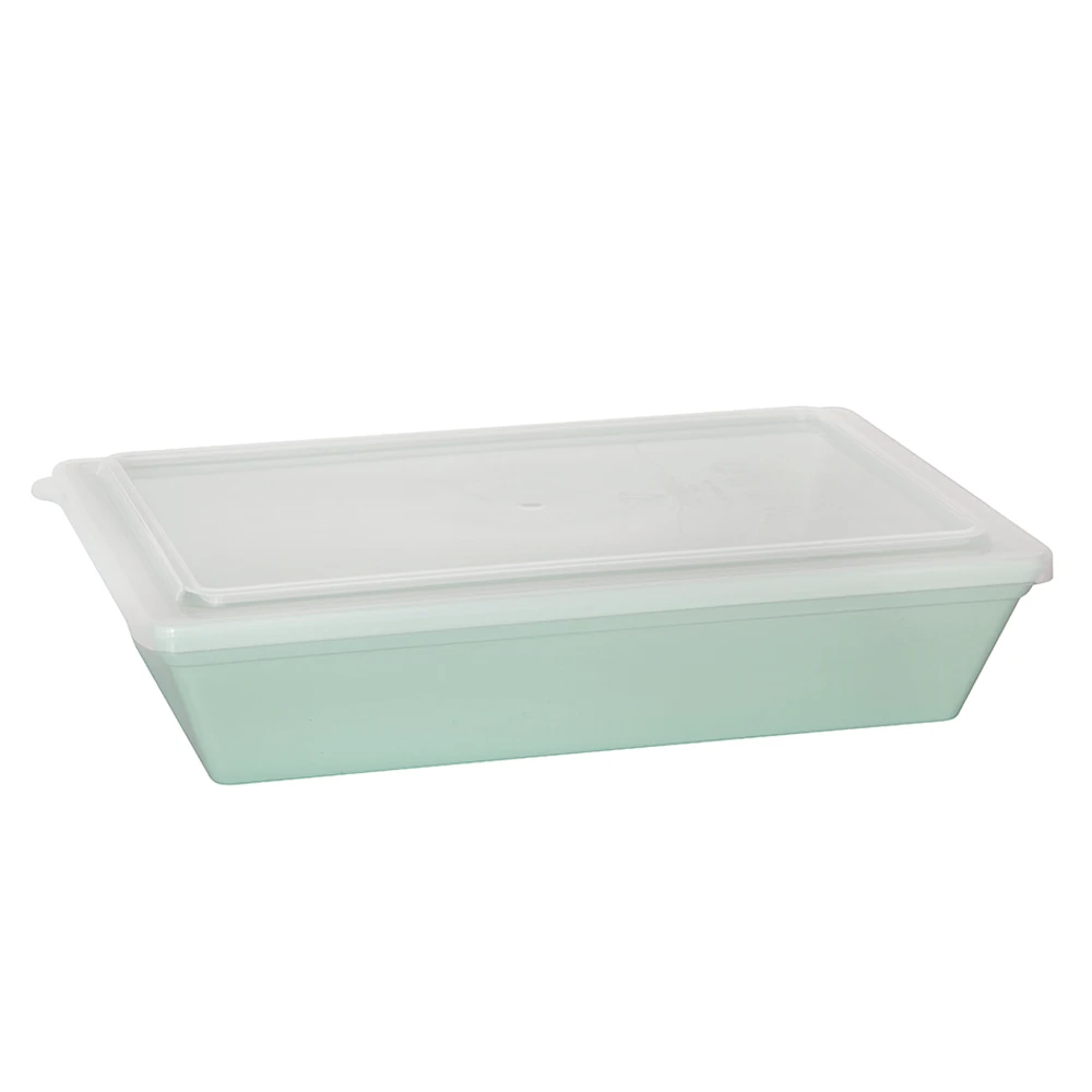 Kitchen Food Container Polypropylene Plastic Durable Sandwich Bread Food Container Box Safe Storage Lunch Box