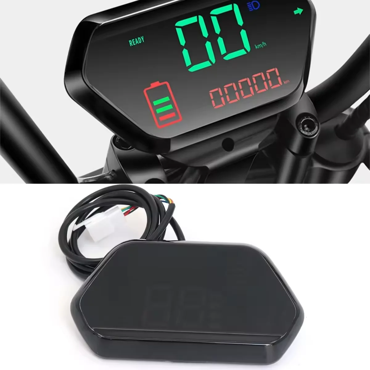 Lvco WLsmart 48V 60V 72V Цифровой Дисплей скутер одометр измеритель скорости для электрического велосипеда