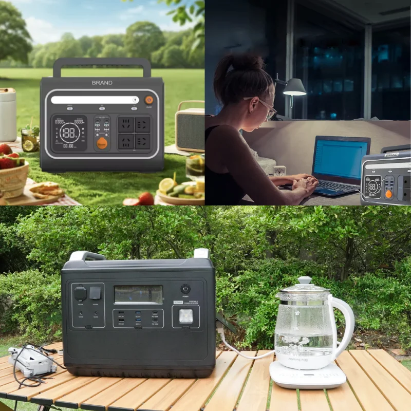 2000W/2048Wh  portable power station with solar panel for sale home energy storage battery
