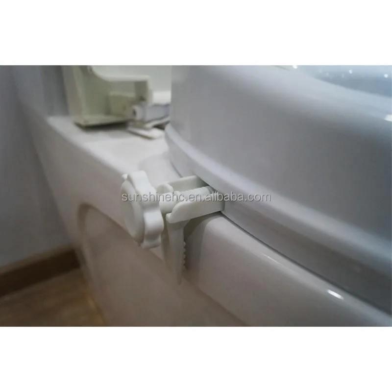 Plastic Toilet Seat Raiser without Lid for Elderly Disabled Bathroom Toilet Seat Riser and Handicap Toilet Seat BA350