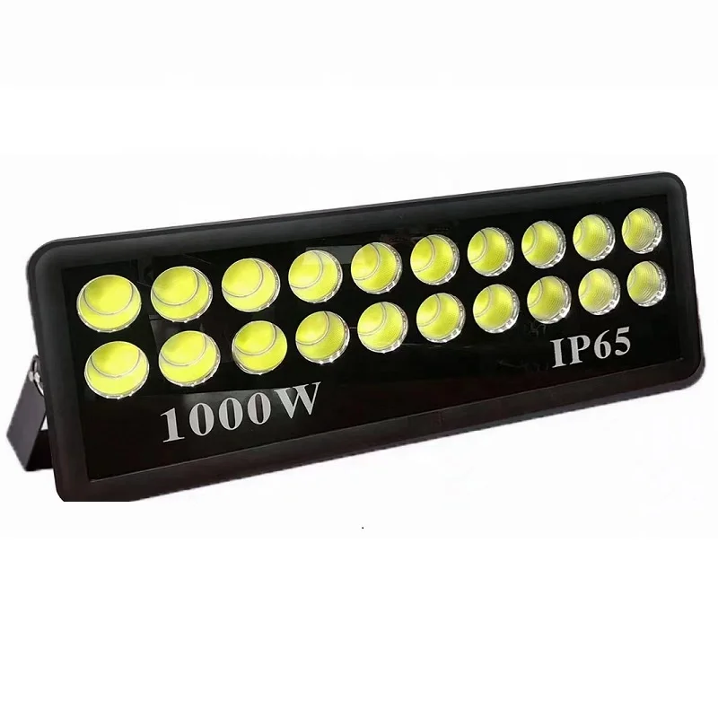 Высокая мощность COB 1000 Вт 800 600 IP67 черный корпус Светодиодный прожектор садовый проектор
