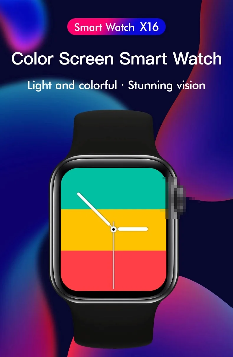 
hot Selling smart watch X16 wrist bracelet blood pressure sport wristband W26 PLUS fitness tracker smart bracelet 