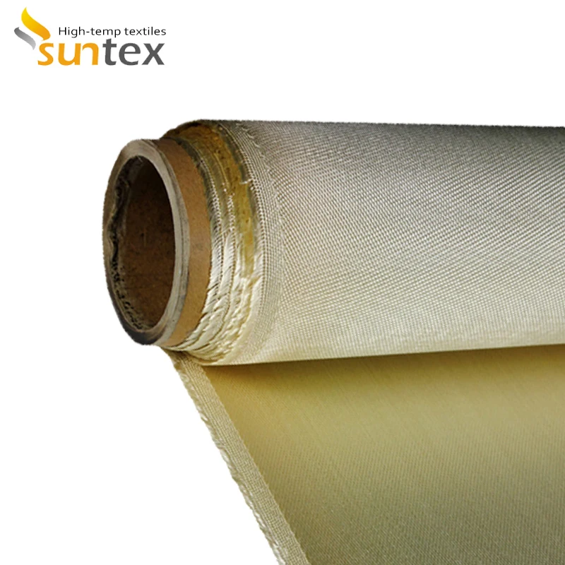 1200 Temperature Degree High Silica Insulation Fiber Glass Cloth Fabric