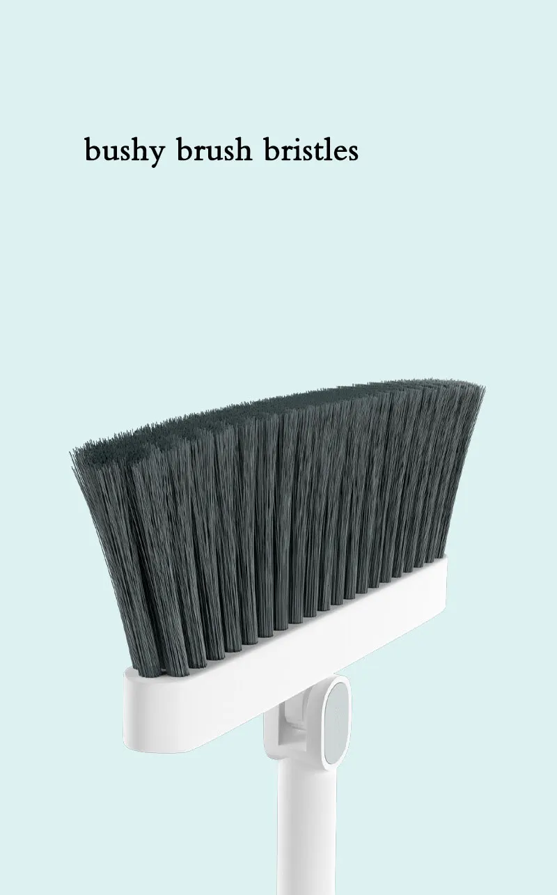 Office Home Kitchen Lobby Sweep Floor Folding Wall Mounted Broom And Dustpan Set