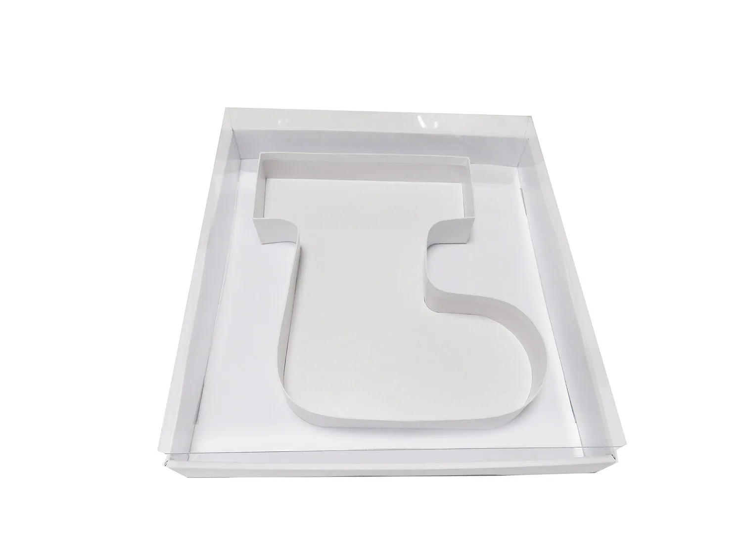 Sweet dessert Catering Packing Alphabet Cardboard Paper Mache Letters Shaped Box For Thai food