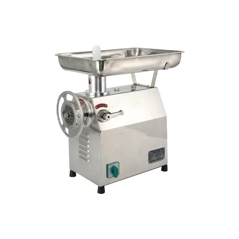 Electric Commercial Stainless Steel Butcher Meat Grinder Meat Processing Food  Small Fast Machine Meat Mincer