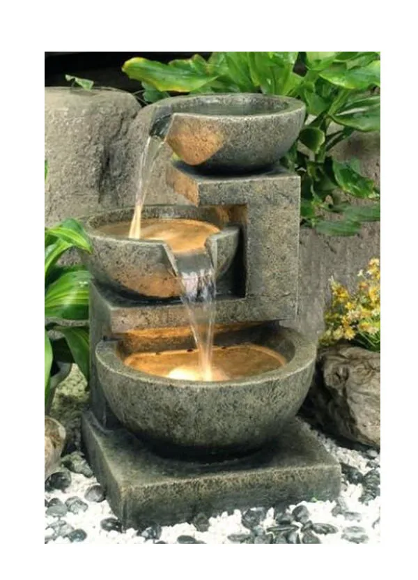 Building Materials Landscaping Indoor Fountain Garden Decoration Fonte Stone,Garden Fountains For Sale