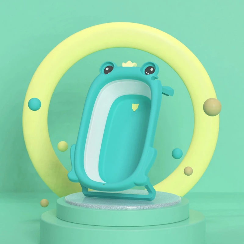Newborn Plastic Security Cartoon Comfort Baby Bath Tub