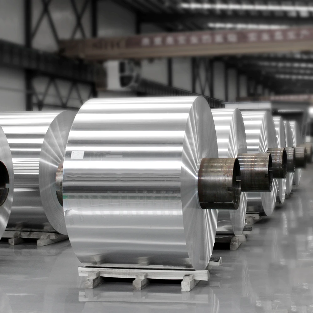 Manufacturers Price 8011 9 11 14 25 Micron 30cm Aluminium Jumbo Roll Material Aluminum Foil Aluminum Coil